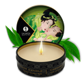 Mini bougie de massage - Zenitude Thé vert exotique - Shunga