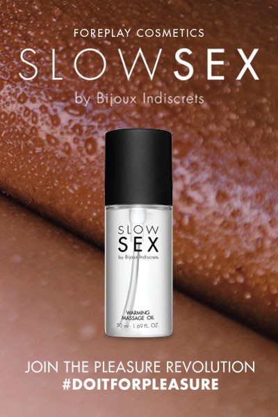 Huile de massage chauffante - Slow Sex - 50 ml - Bijoux Indiscrets
