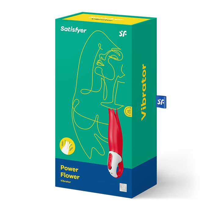 Vibromasseur Satisfyer Vibes Power Flower - Rouge - vue 5