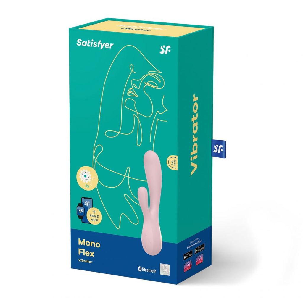 Vibromasseur connecté Satisfyer Mono Flex - Rose - vue 4