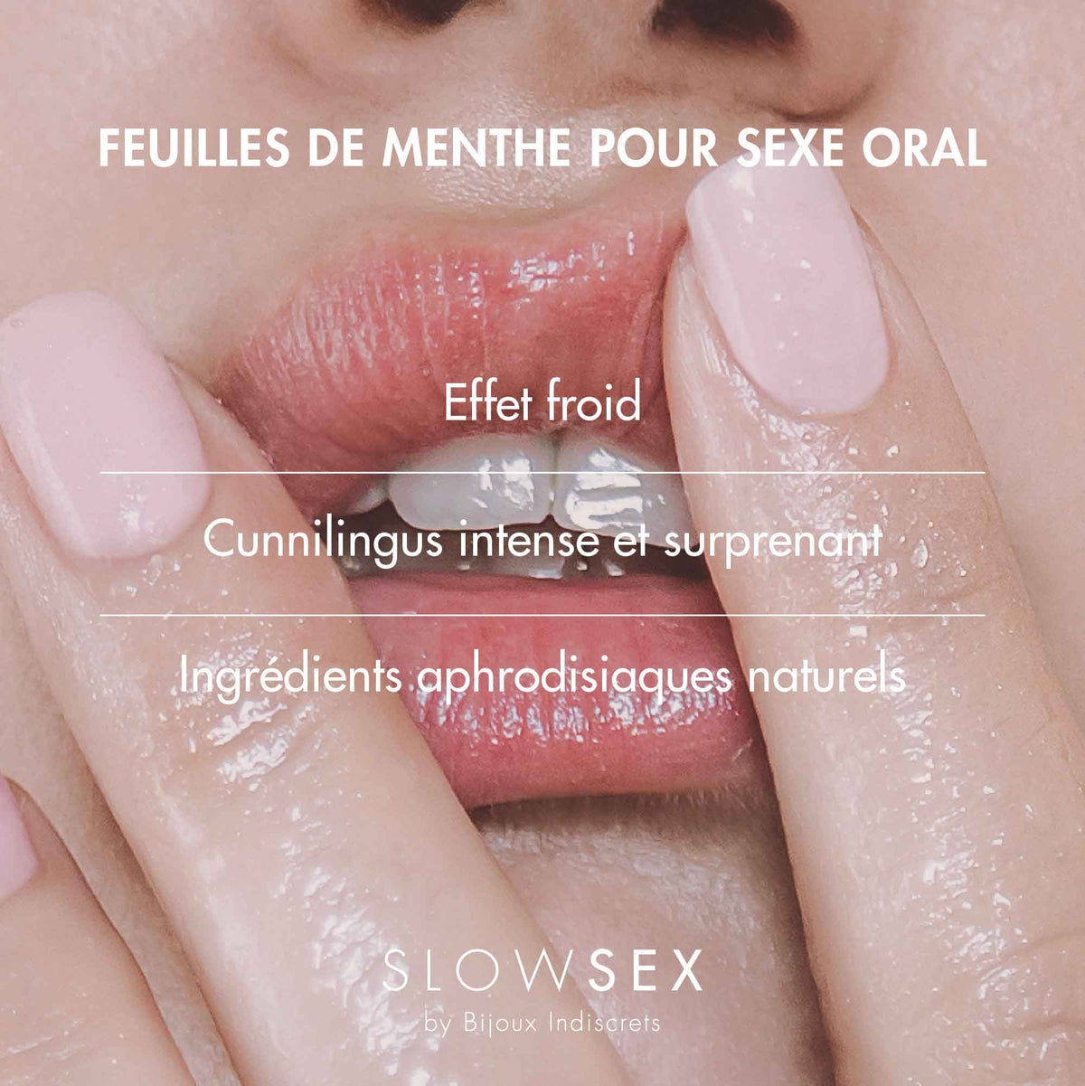 Feuilles de menthe pour sexe oral - Slow Sex - 7 unités - vue 3