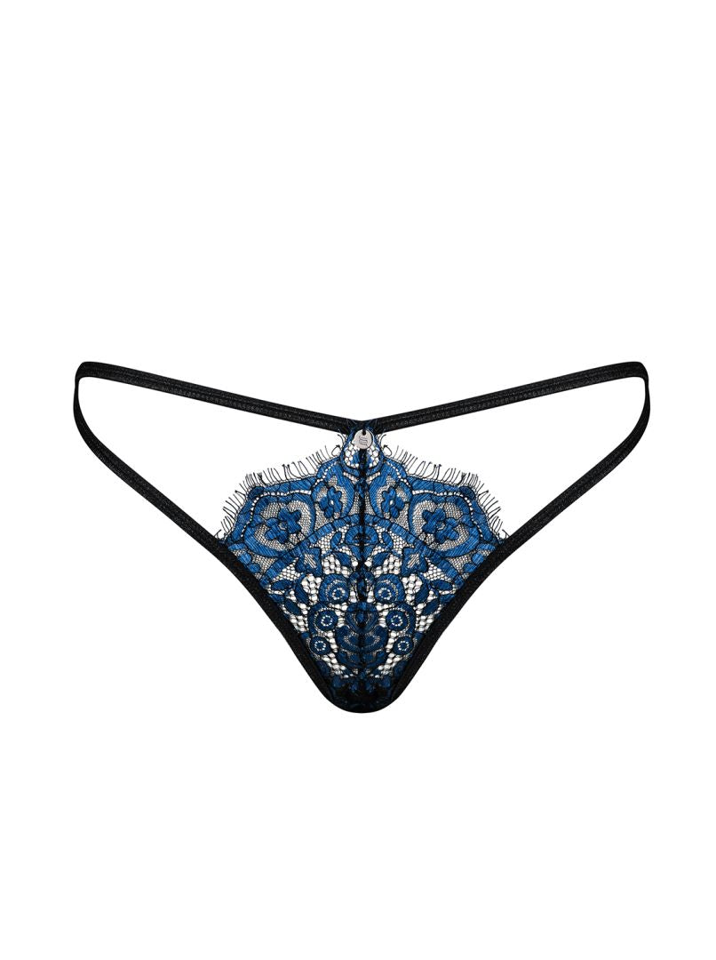 Yassmyne String - Bleu - vue 7
