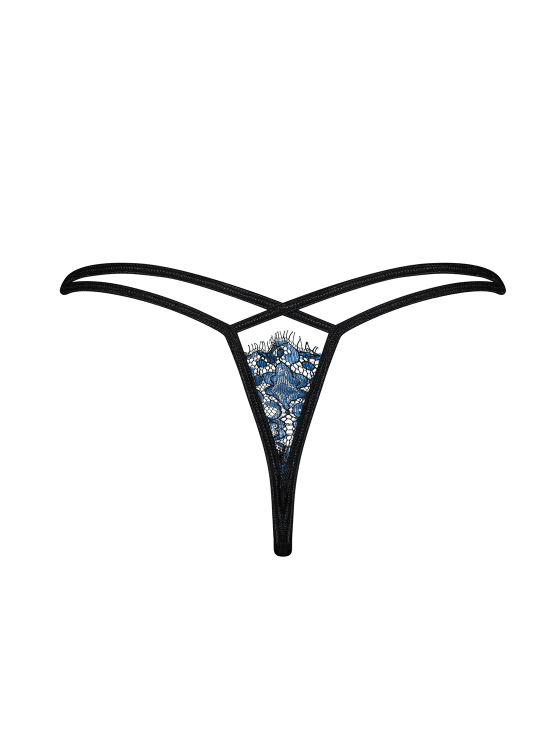Yassmyne String - Bleu - vue 8