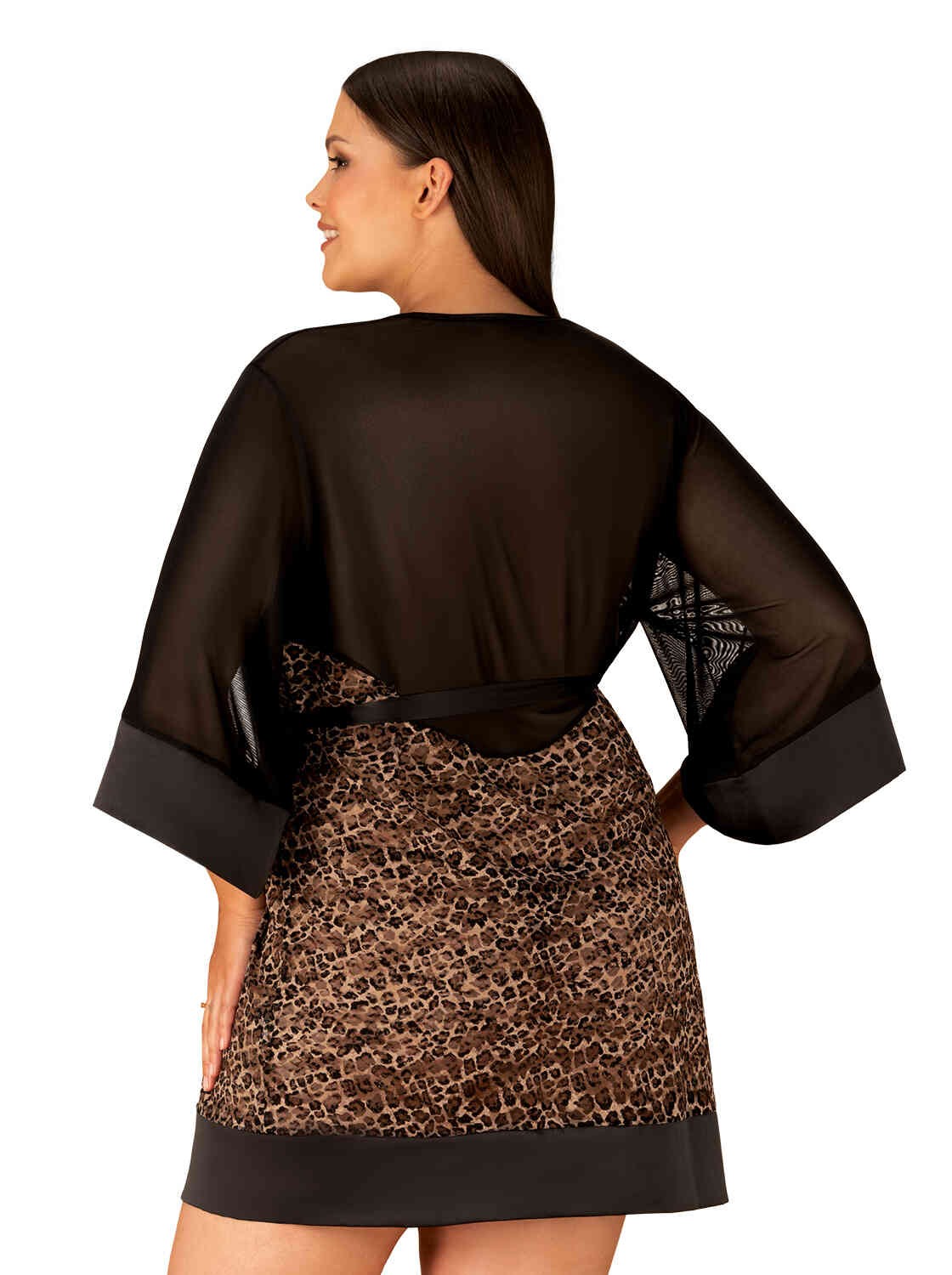 Allunes Peignoir - Noir - vue 3