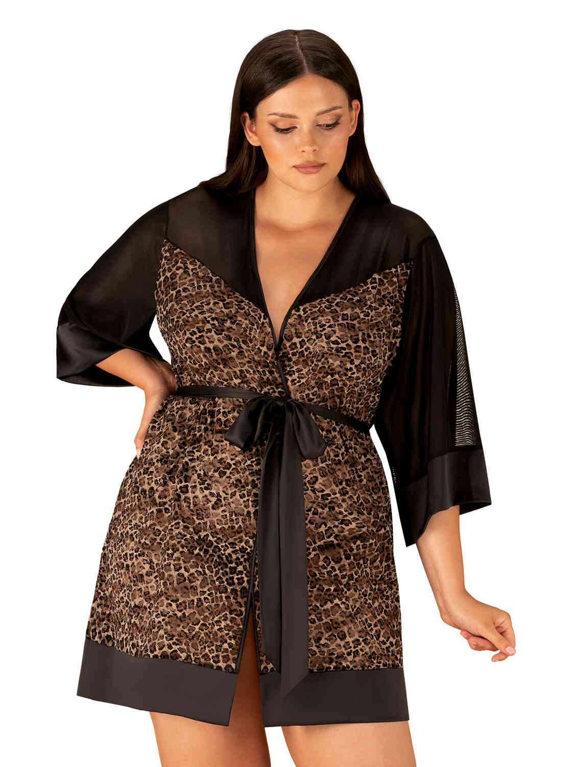 Allunes Peignoir - Noir - vue 4
