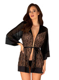 Allunes Peignoir - Noir - Obsessive