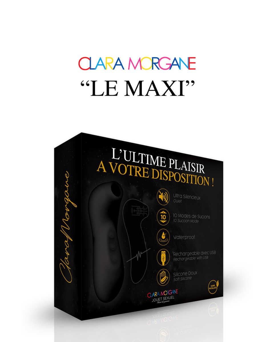 Le Maxi stimulateur clitoridien - Noir - vue 2