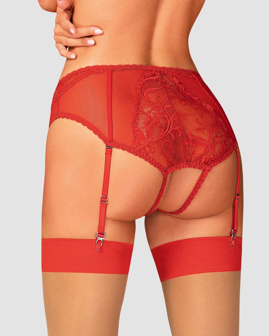 Dagmarie Culotte jarretière Rouge - vue 3