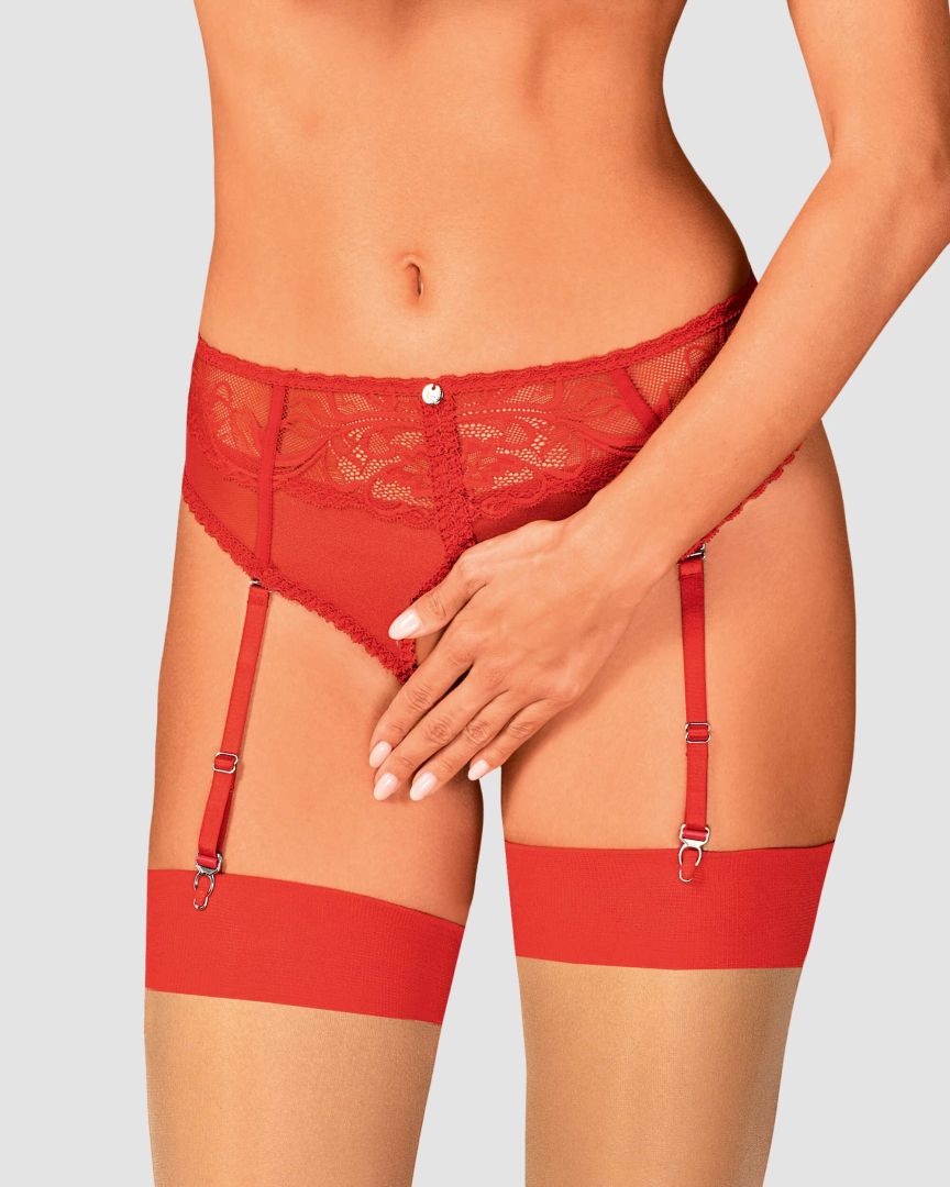 Dagmarie Culotte jarretière Rouge - vue 4
