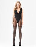 Stardust 40 den - noir paiellettes - Fiore