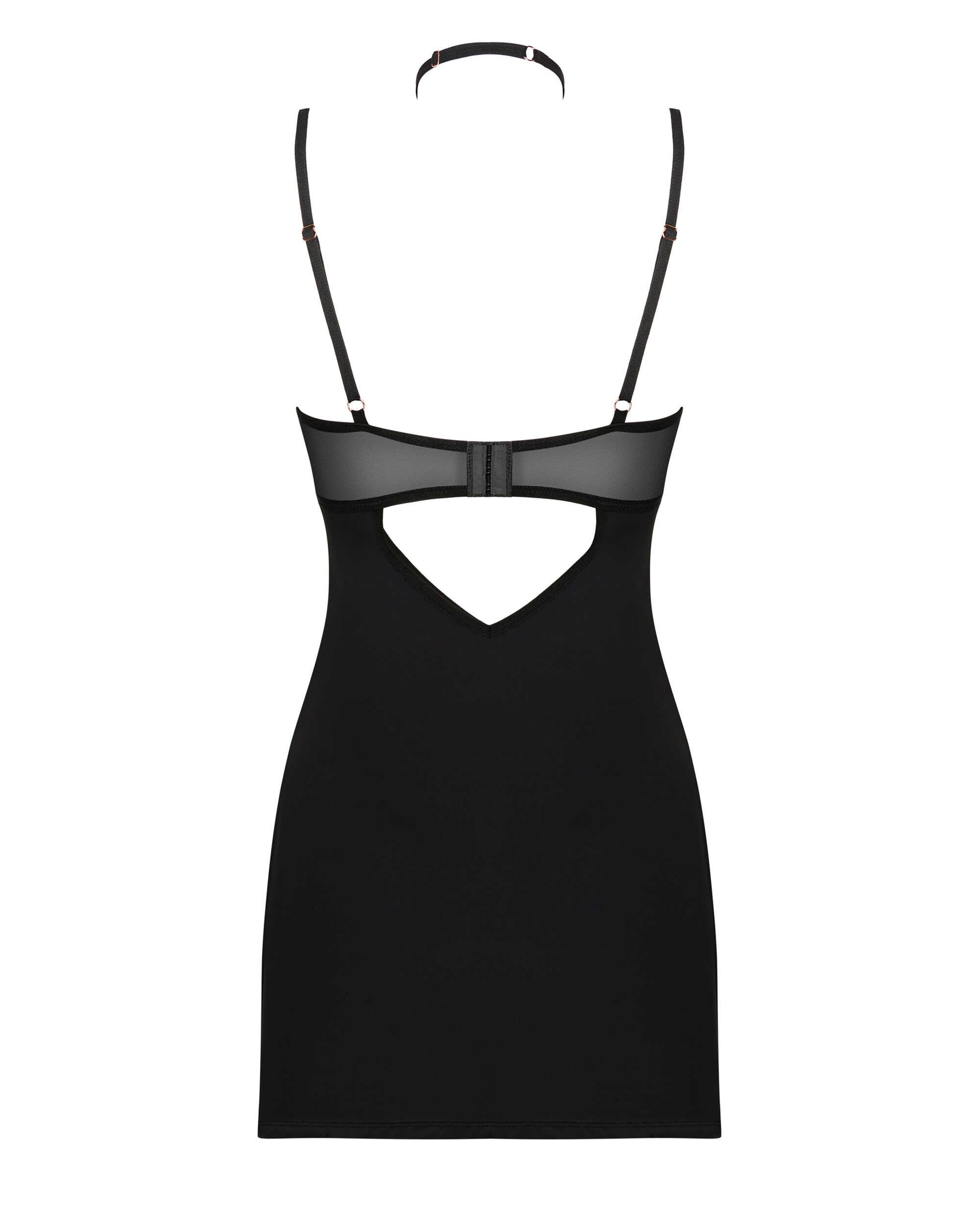 Selinne nuisette et String - Noire - vue 8