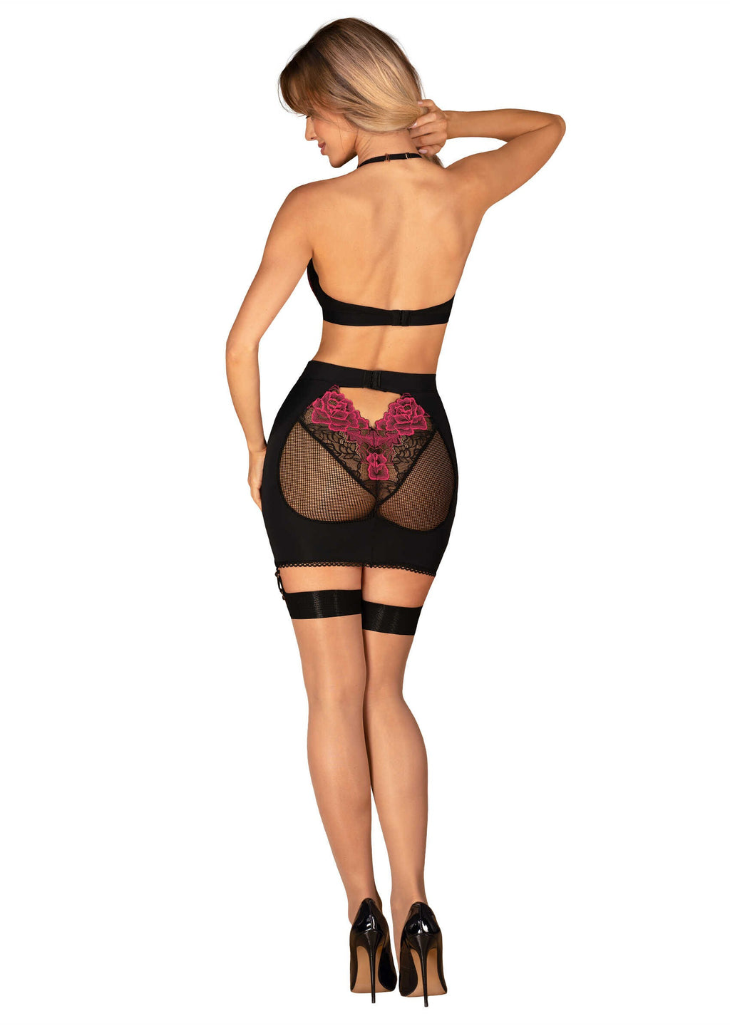 Rosenty ensemble Top et Jupe - Noir - vue 4