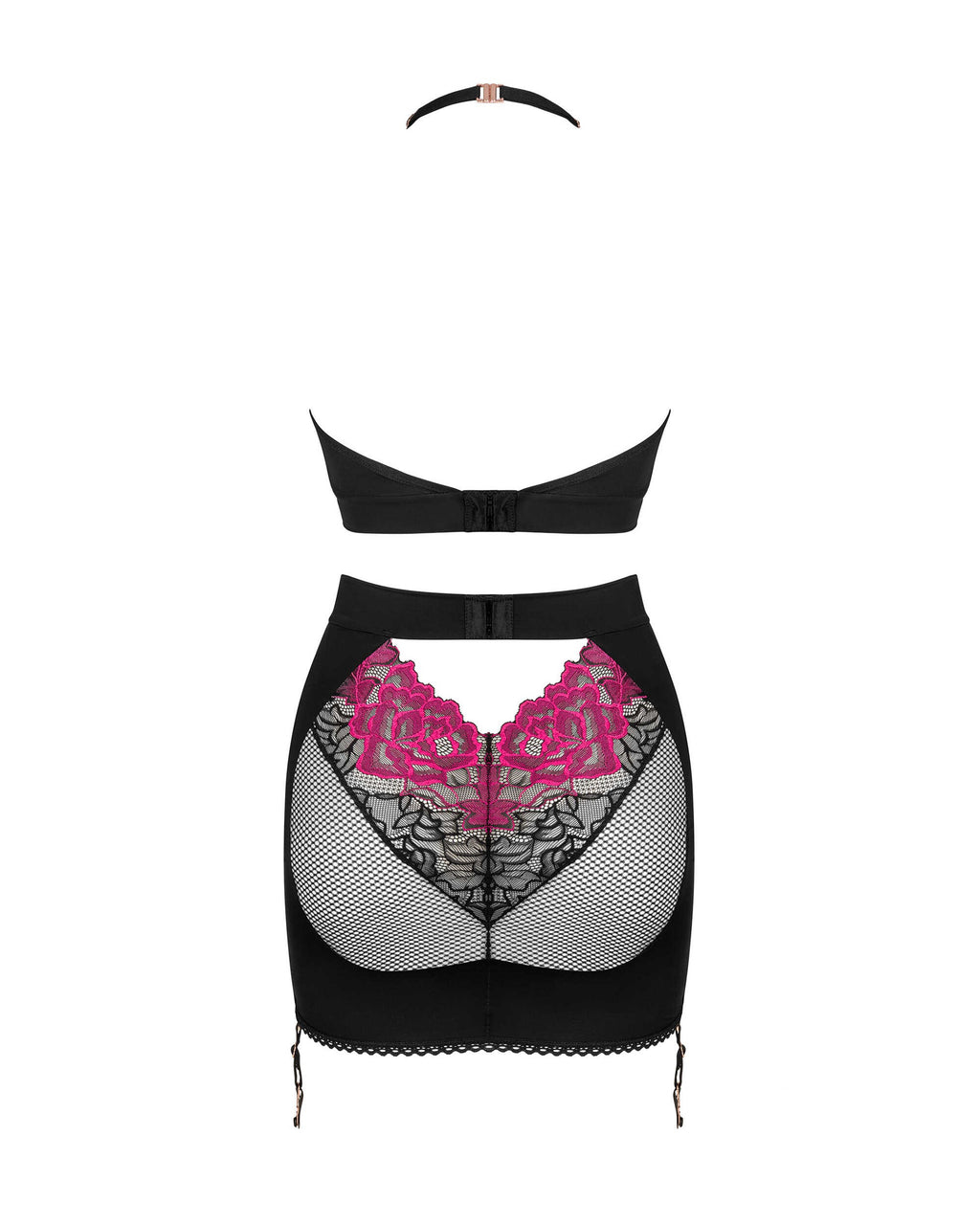 Rosenty ensemble Top et Jupe - Noir - vue 8