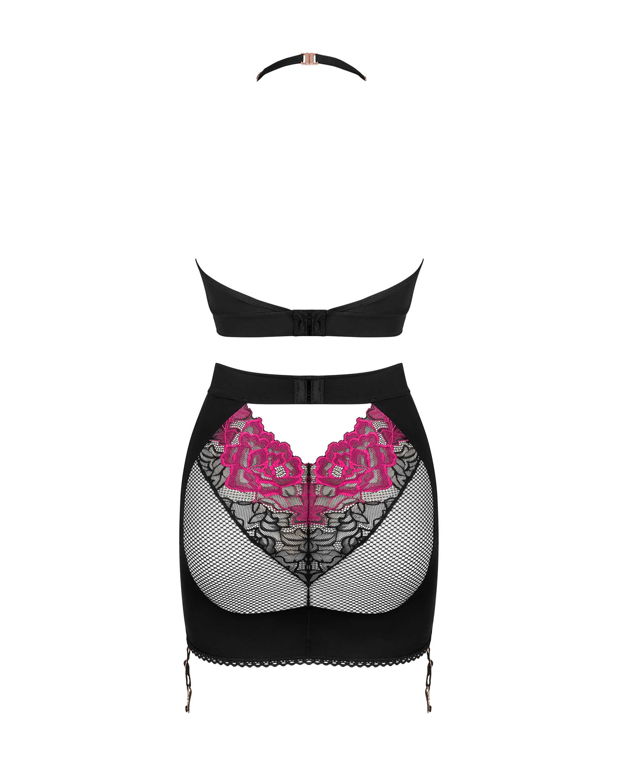 Rosenty ensemble Top et Jupe - Noir - vue 8