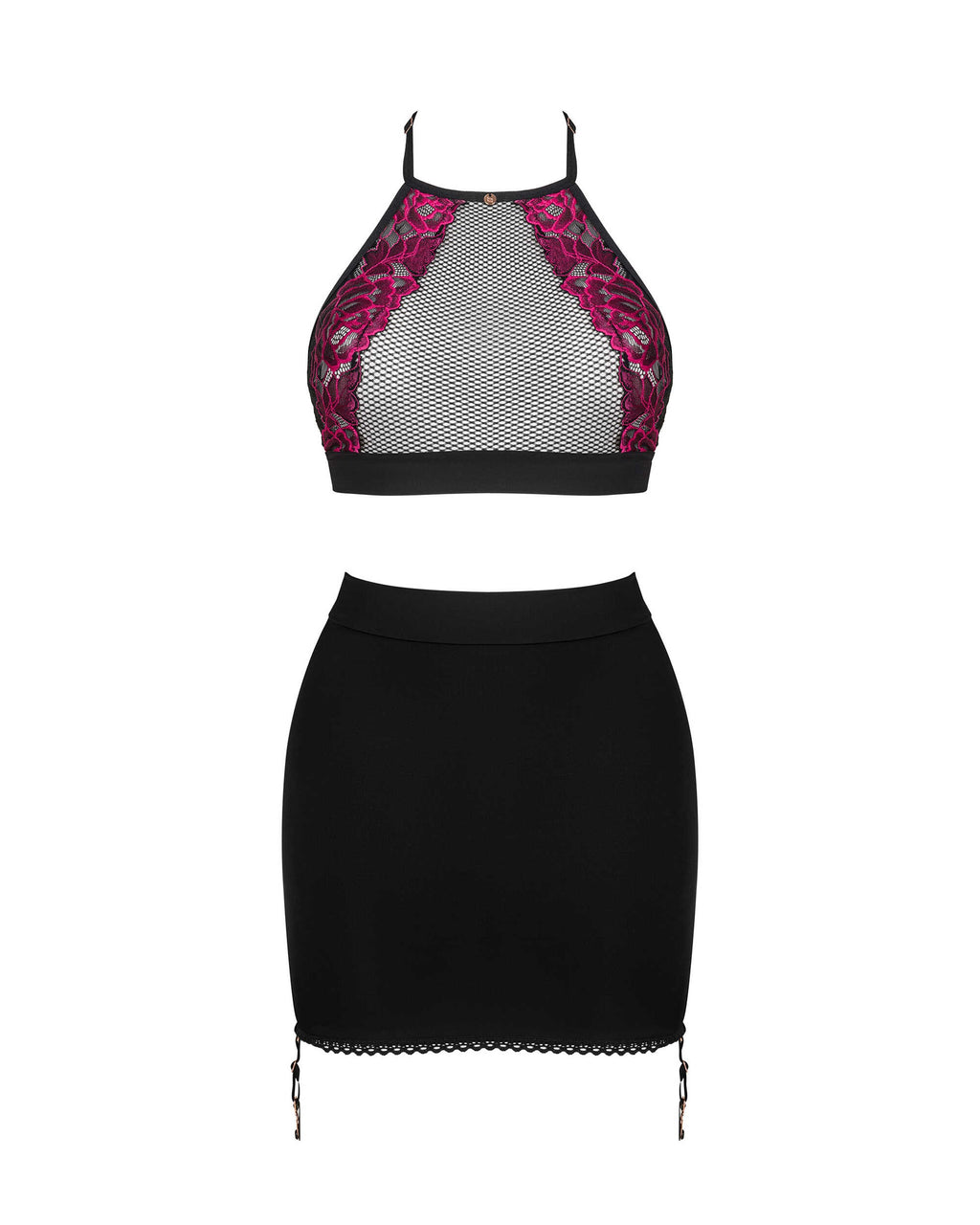 Rosenty ensemble Top et Jupe - Noir - vue 7