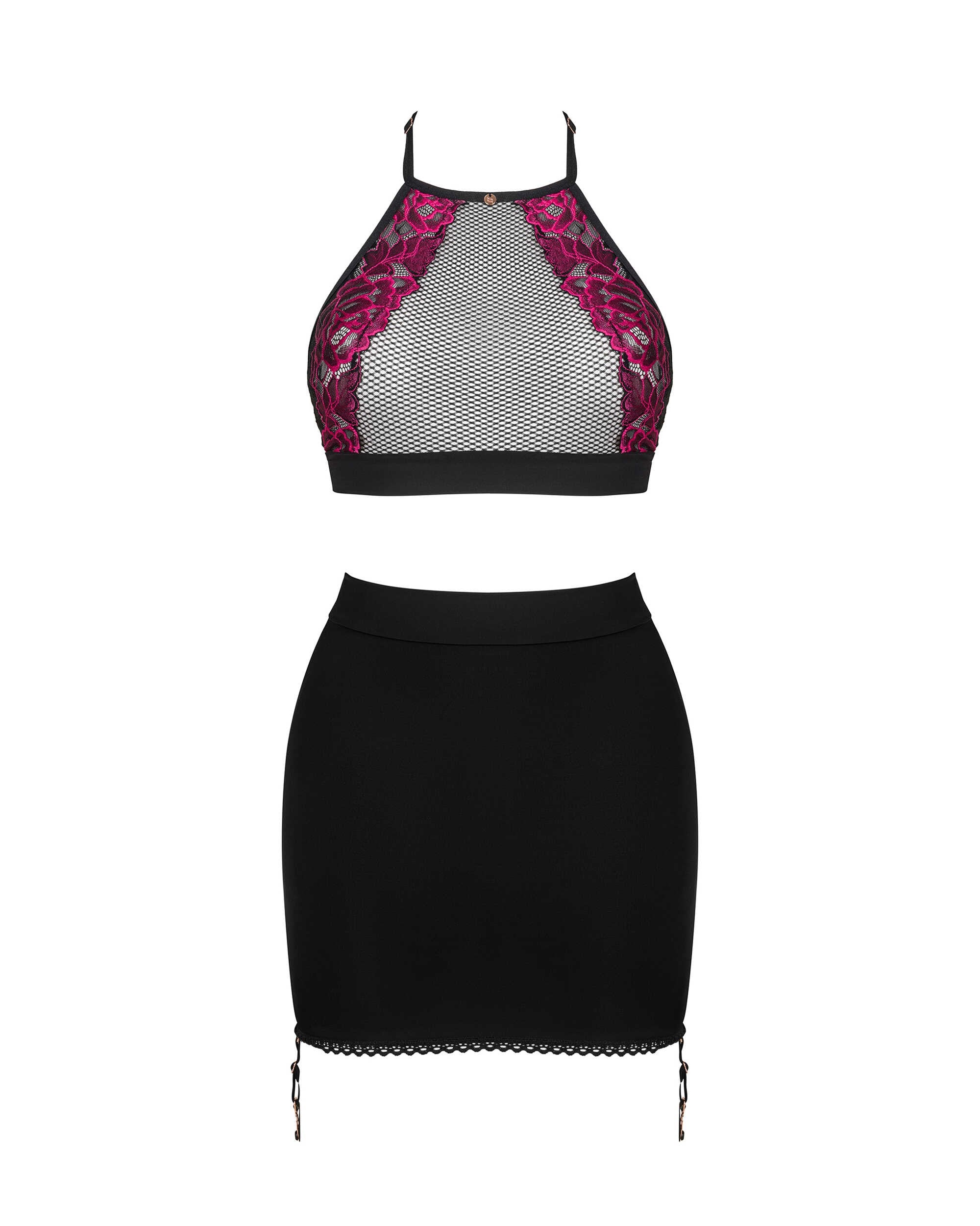 Rosenty ensemble Top et Jupe - Noir - vue 7