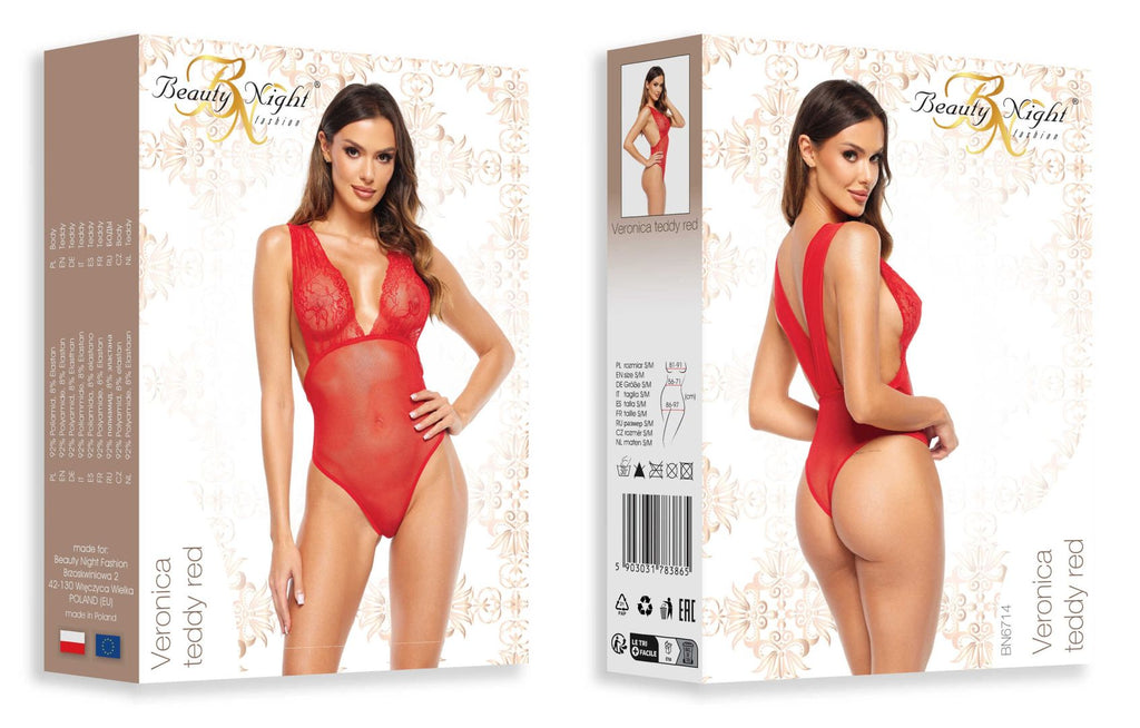 Veronica body - Rouge - vue 7