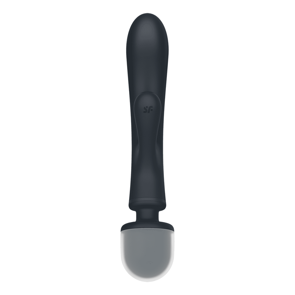 Triple lover Rabbit et Wand Satisfyer - Noir - vue 7