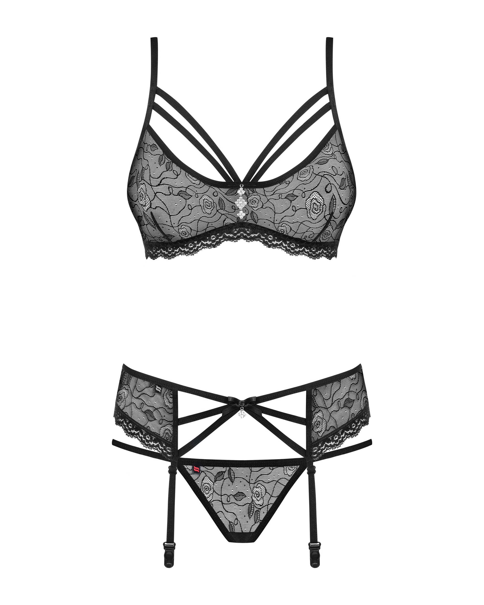 818-SEG-1 Ensemble 3 pcs - Noir - vue 6