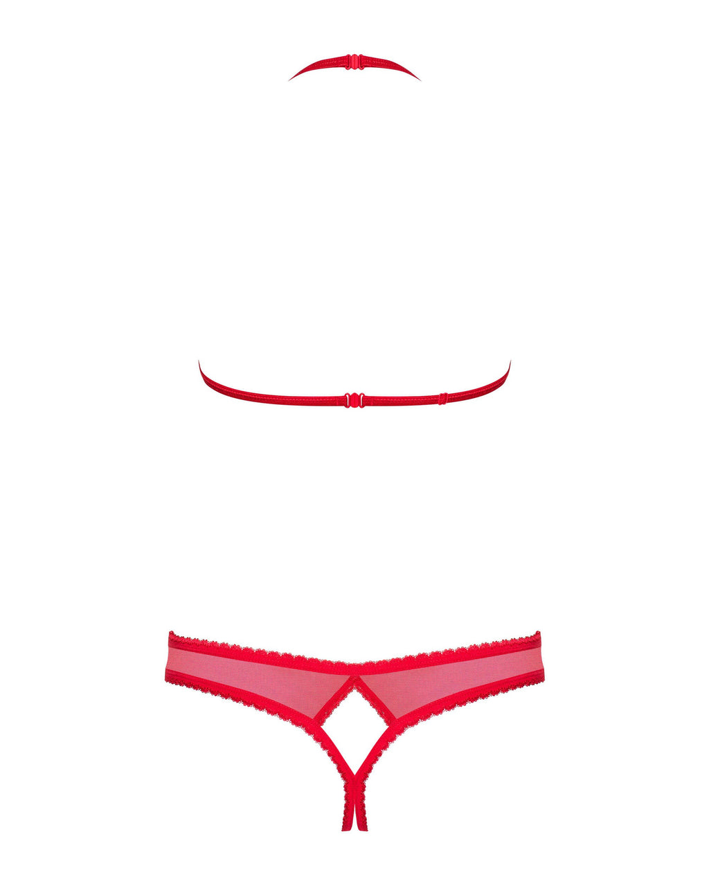 870-SEC-3 Ensemble ouvert 2 pcs - Rouge - vue 5