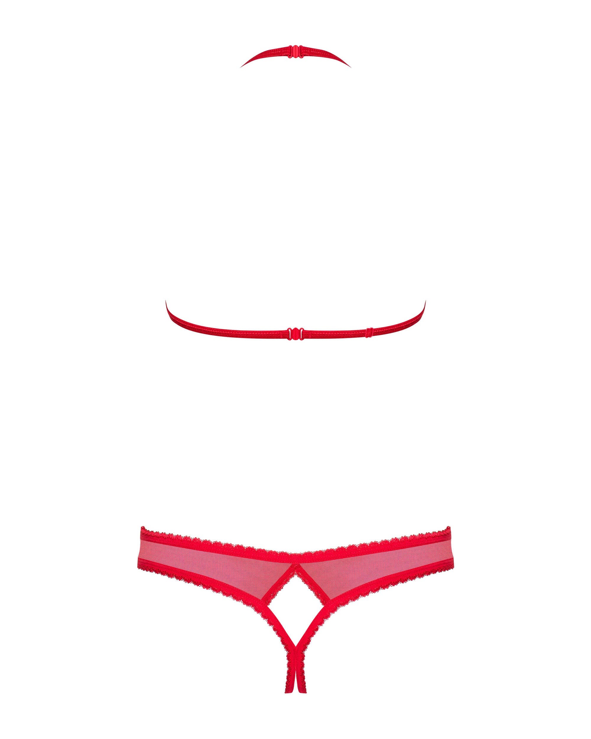 870-SEC-3 Ensemble ouvert 2 pcs - Rouge - vue 5