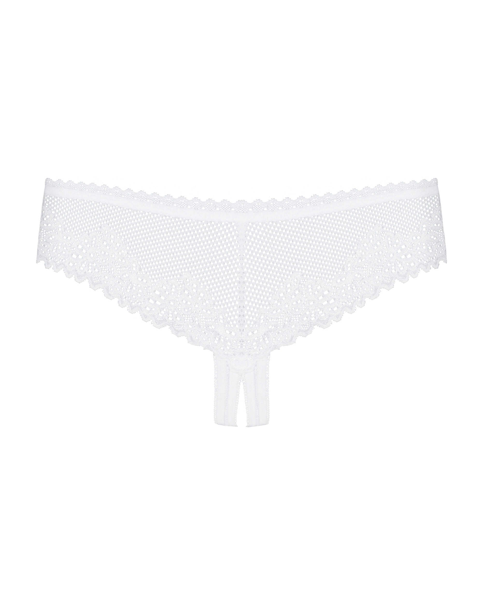 Alabastra String ouvert - Blanc - vue 4