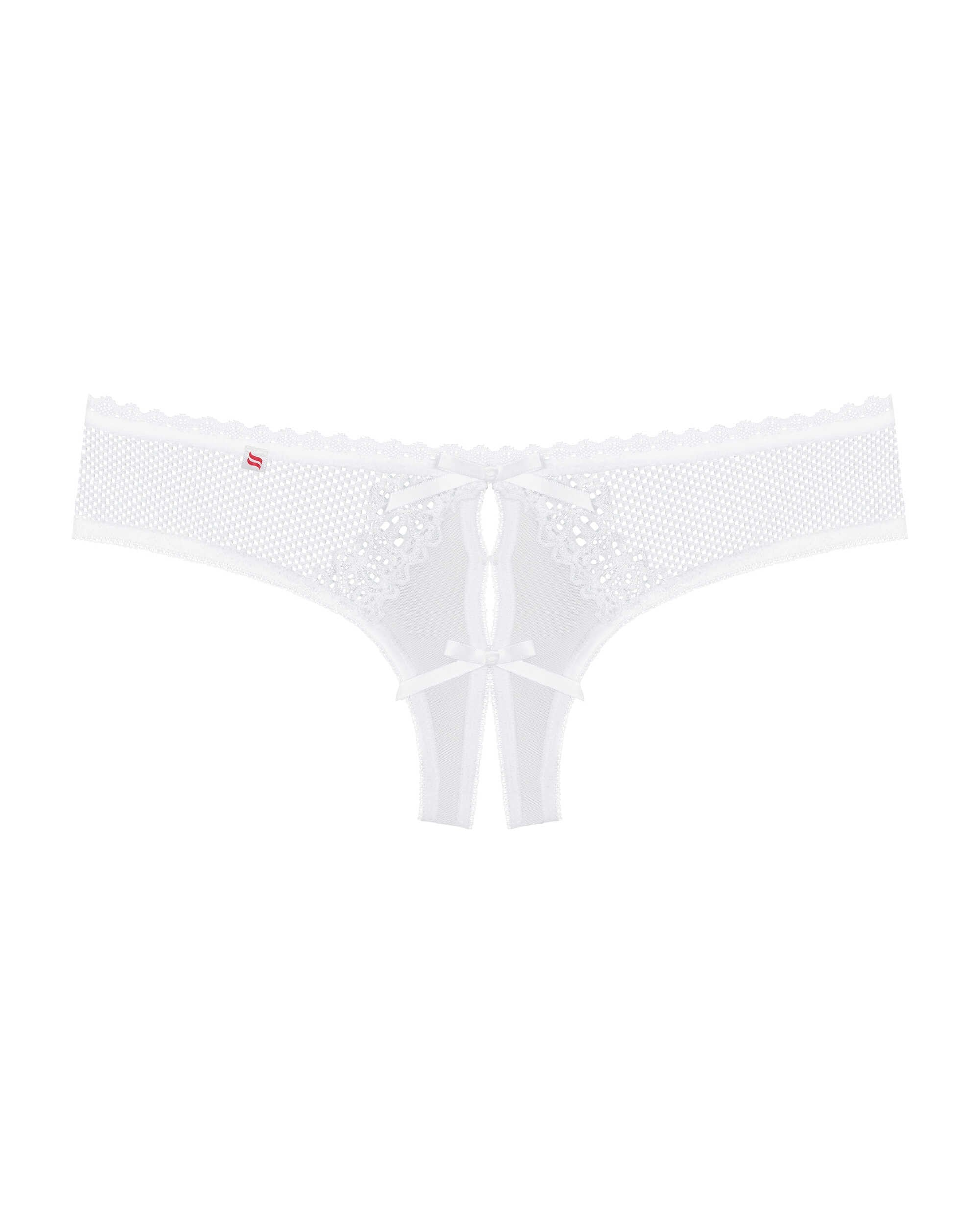 Alabastra String ouvert - Blanc - vue 5