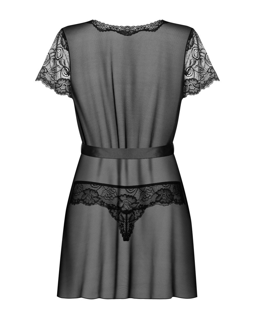 Alluria Peignoir - Noir - vue 3