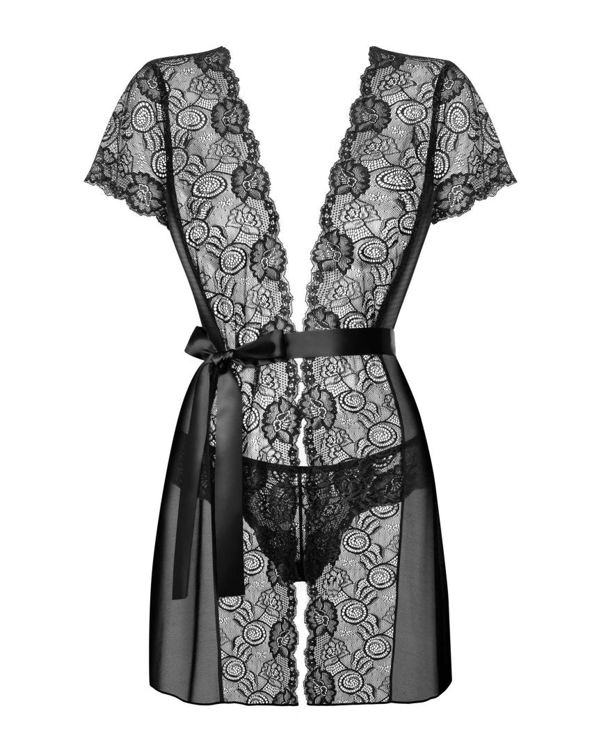Alluria Peignoir - Noir - vue 4