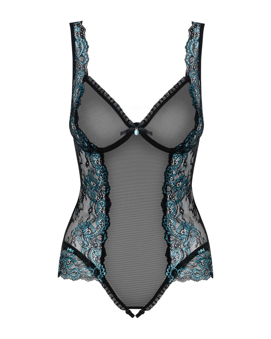 Amanta Body ouvert - Noir et Turquoise - vue 6