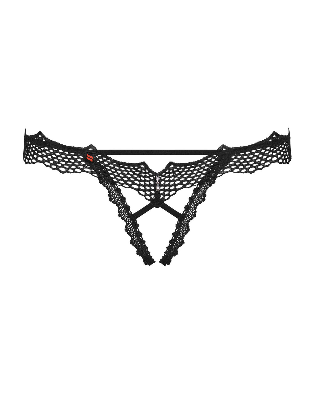 Bravelle String ouvert - Noir - vue 5
