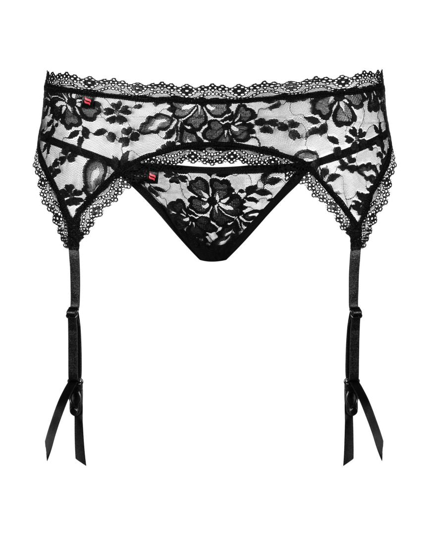 Catia Porte-jarretelles - Noir - vue 6