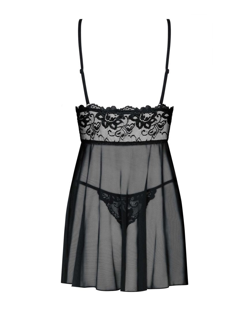 Idillia | Imperia Babydoll - Noir - vue 5