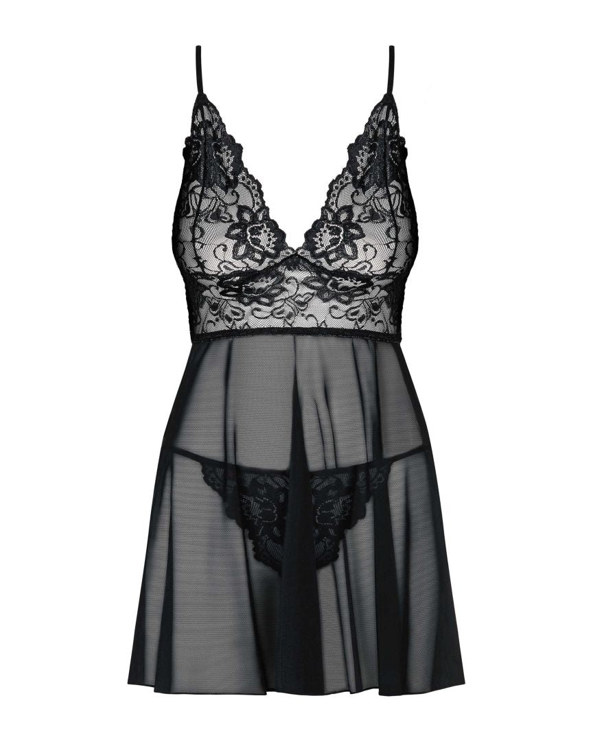 Idillia | Imperia Babydoll - Noir - vue 4