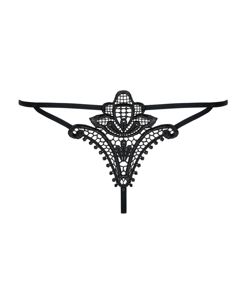 Luiza String - Noir - vue 5