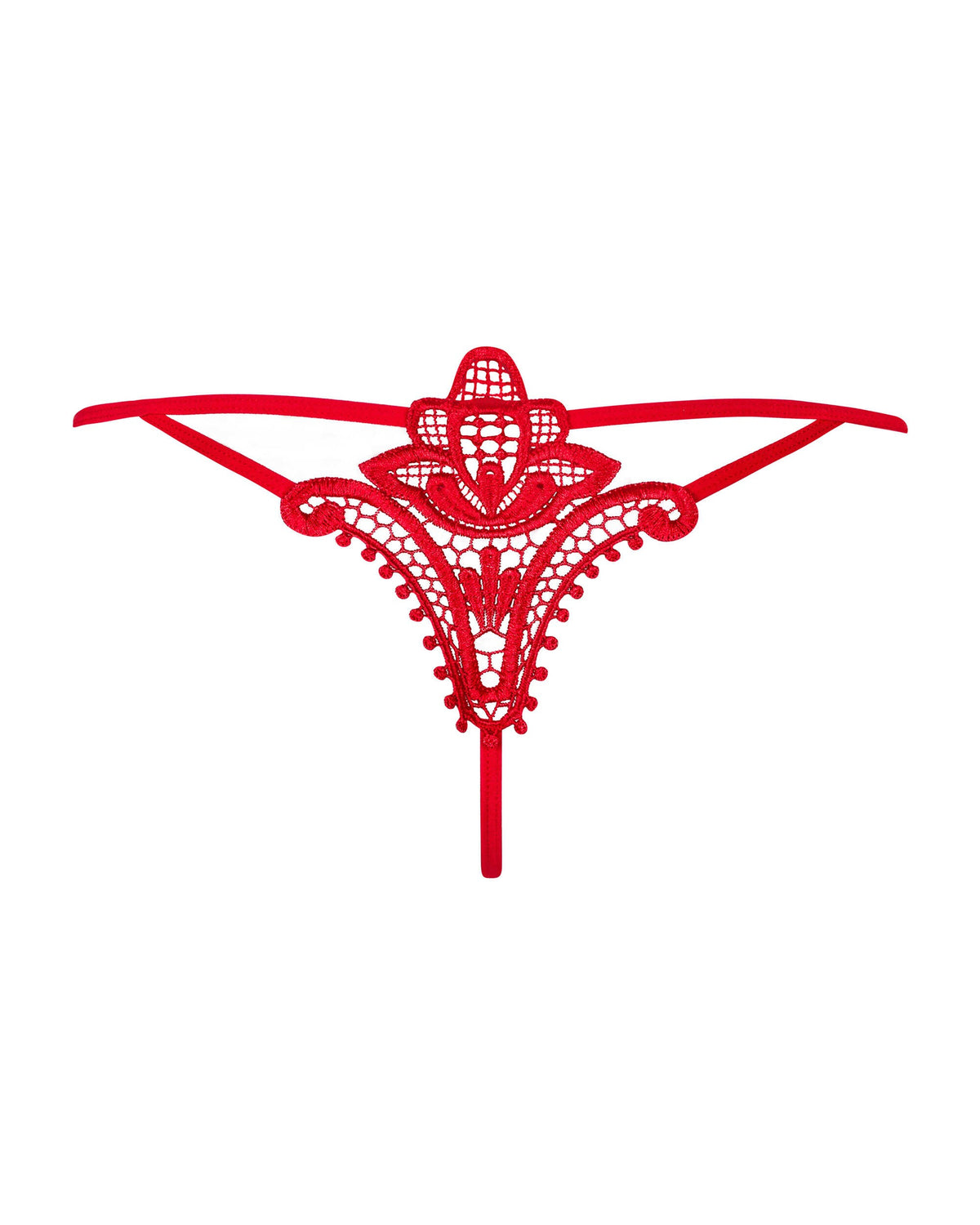 Luiza String - Rouge - vue 5