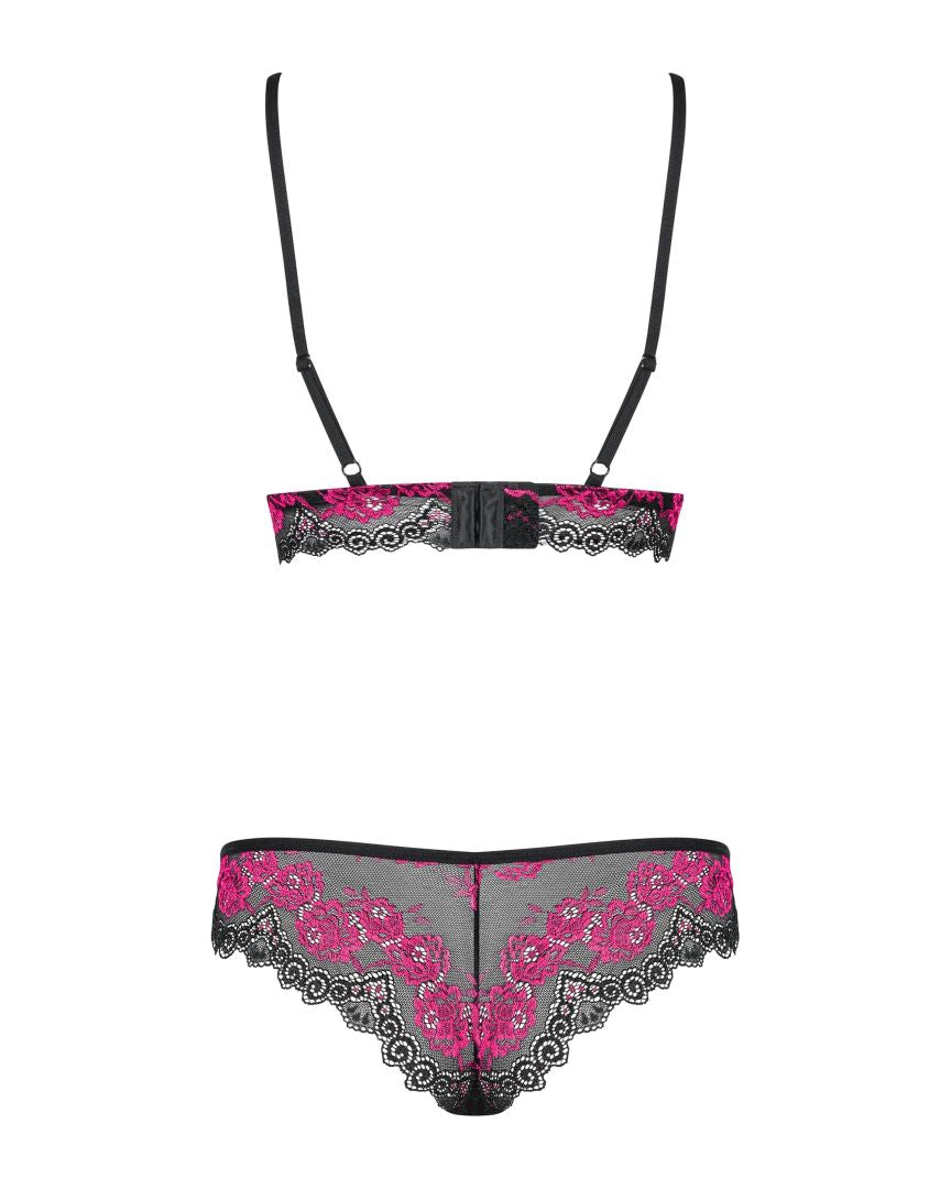 Tulia Ensemble 2 pcs - Noir et Fuchsia - vue 6