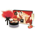 Poudre de massage délectable - Fraise et champagne - Shunga