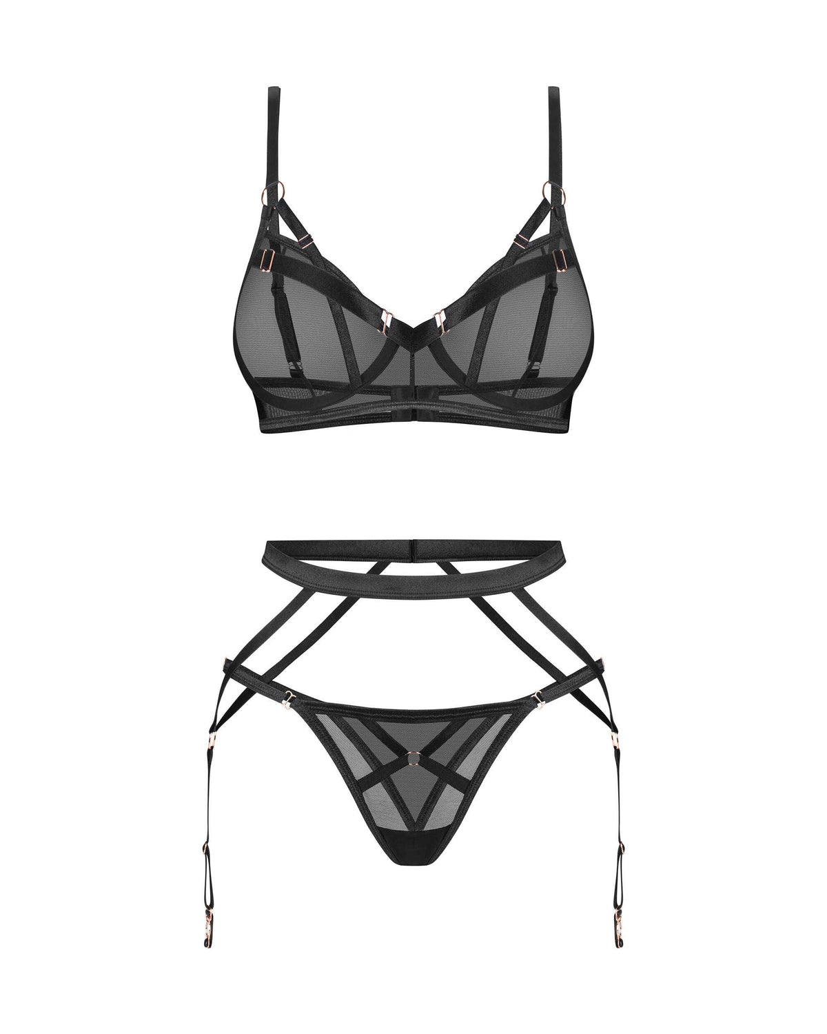 Euridia ensemble 3 pièces - Noir - vue 3