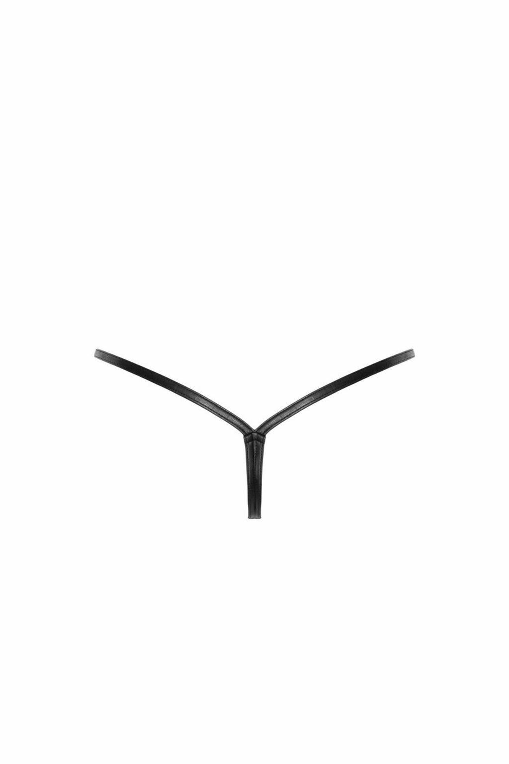 P012 String en crocodile sauvage avec double ouverture - vue 6