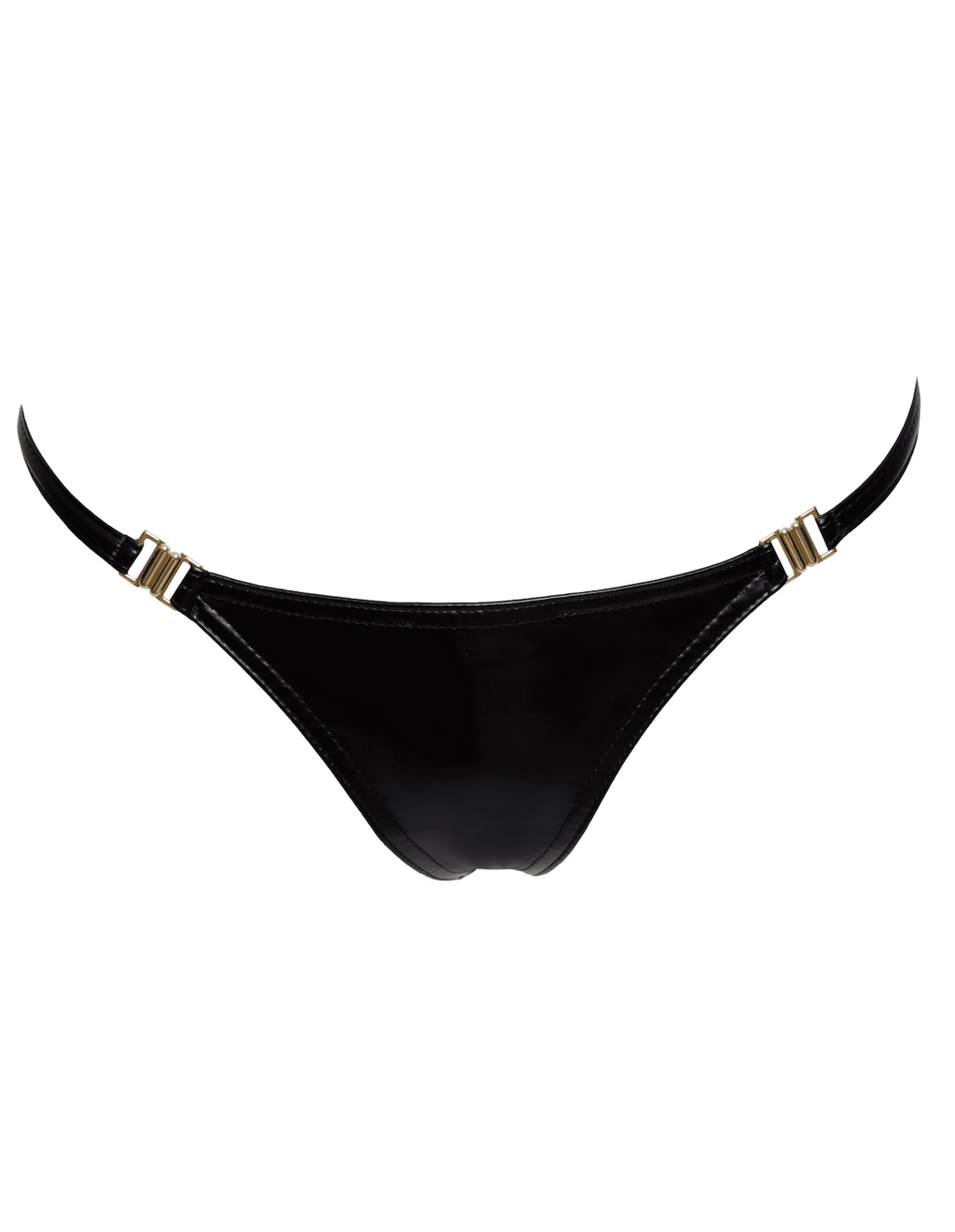 P008 Culotte Powerwetlook avec fermoir doré - vue 4