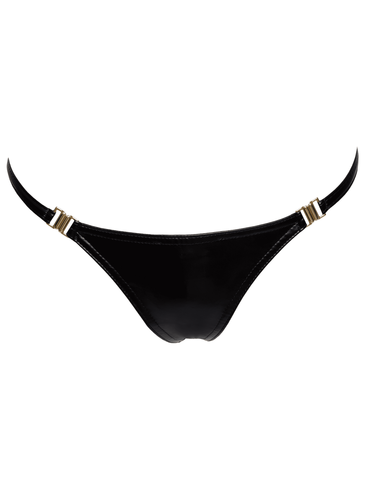 P008 Culotte Powerwetlook avec fermoir doré - vue 4