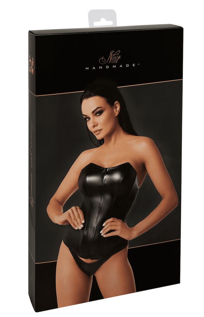 F334 Corset mysteria noir - vue 8