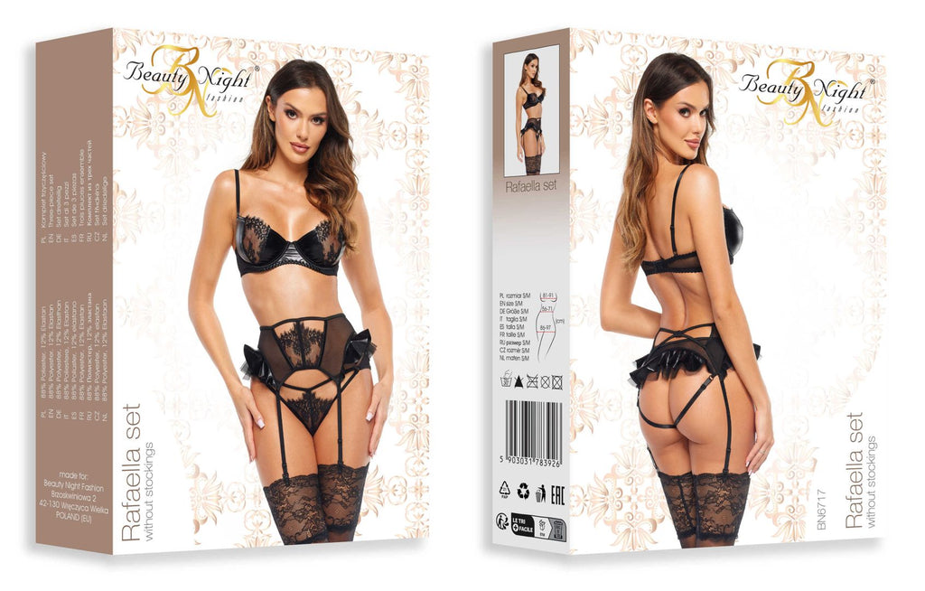 Rafaella ensemble wetlook - noir - vue 9