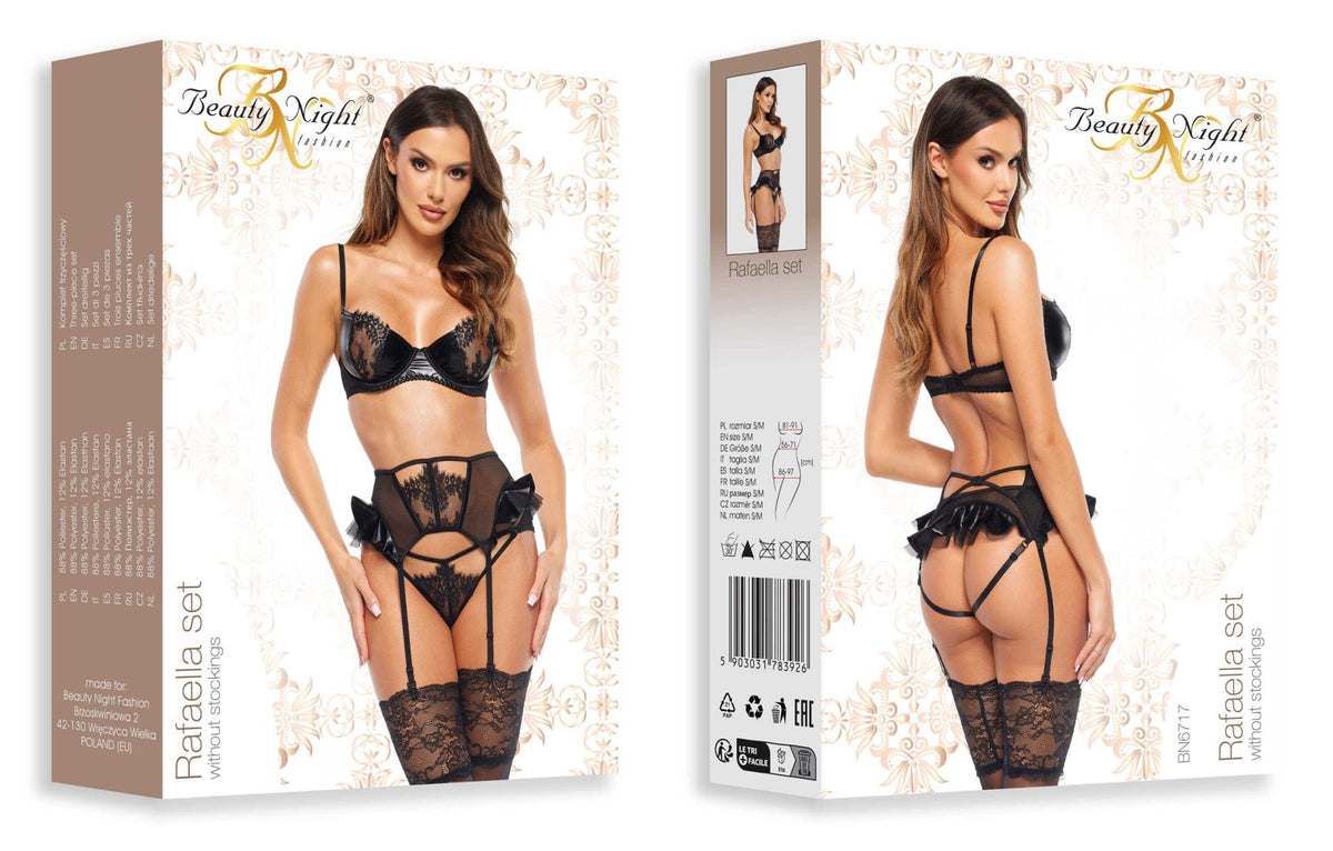 Rafaella ensemble wetlook - noir - vue 9