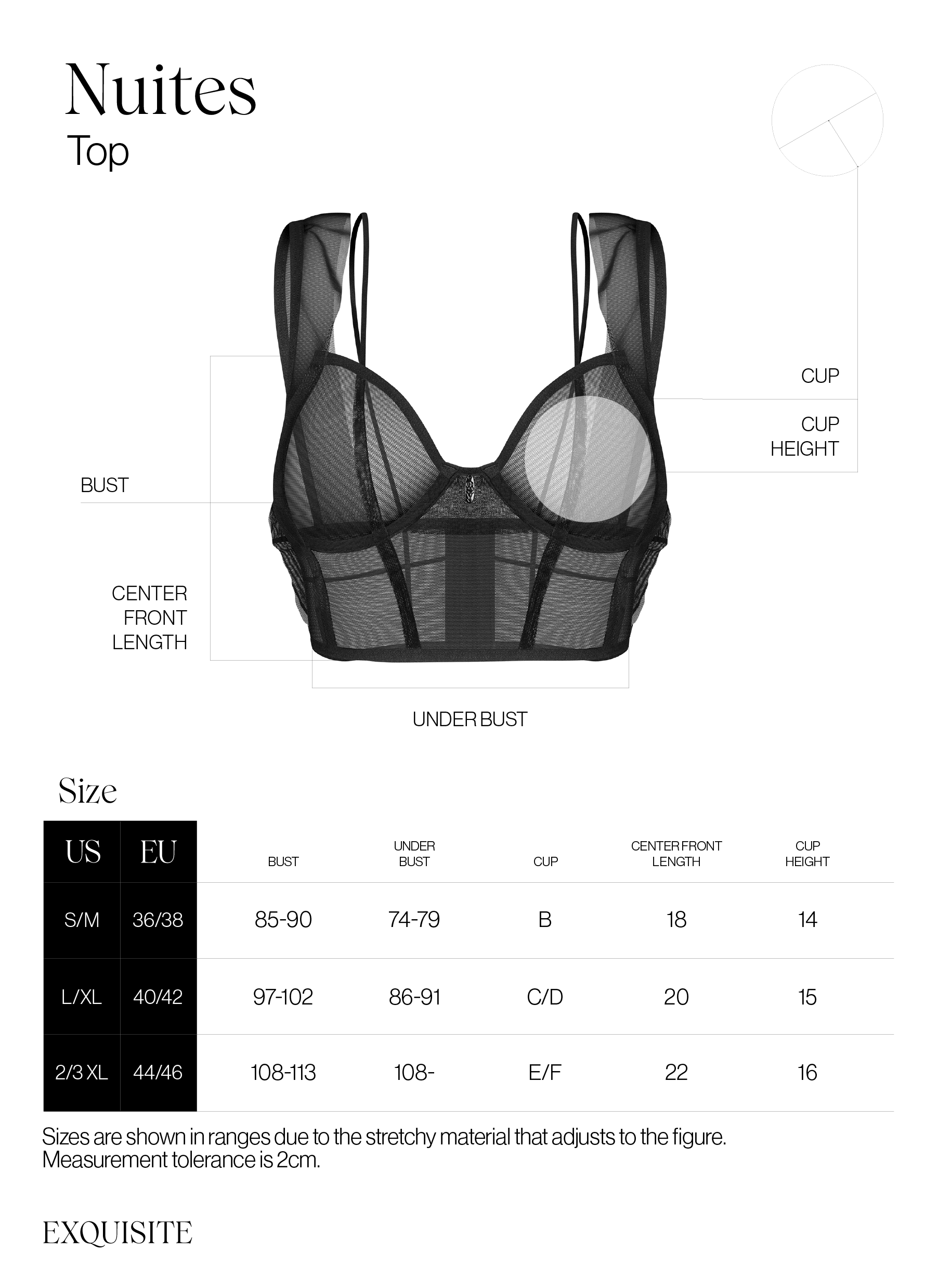 Nuites top - Noir - vue 7