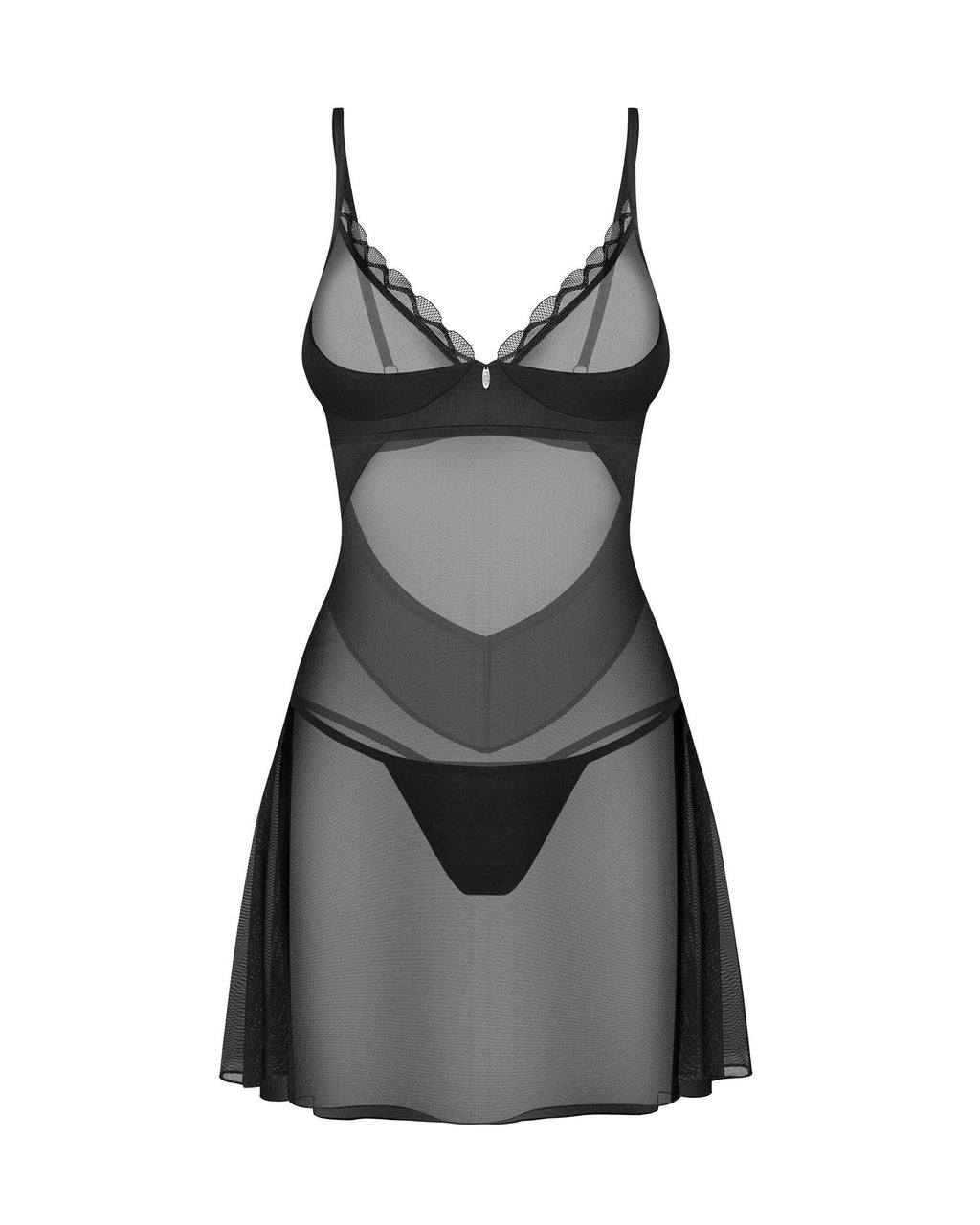 Stelisa nuisette et string - Noirs - vue 4