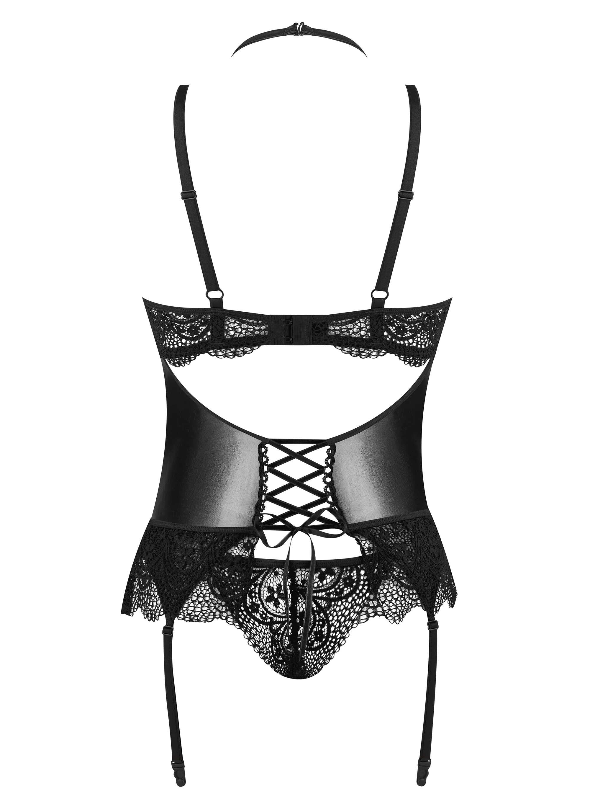 Noir fantasy Corset - vue 12