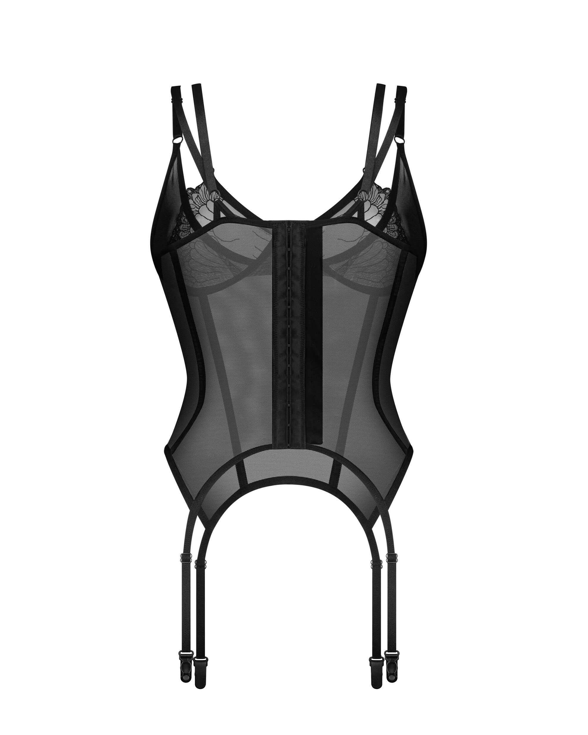 Arrowel corset - Noir - vue 6