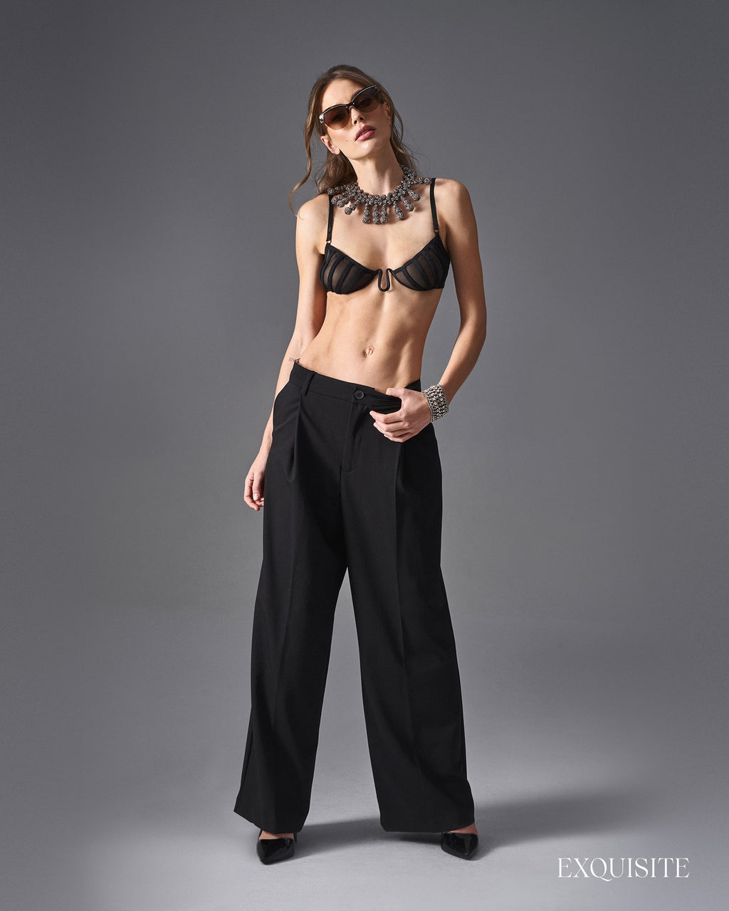 Aurorium demi-soutien-gorge noir - vue 5